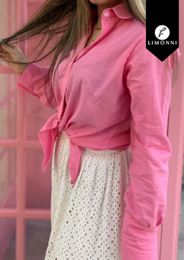 Blusas para mujer Limonni Valiente LI4629 Camiseras rosado