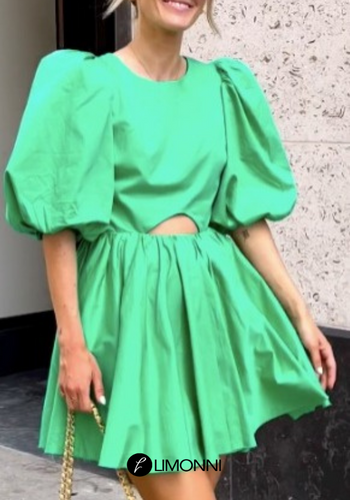 Vestidos para mujer Limonni Valiente LI4635 Cortos elegantes verde esmeralda
