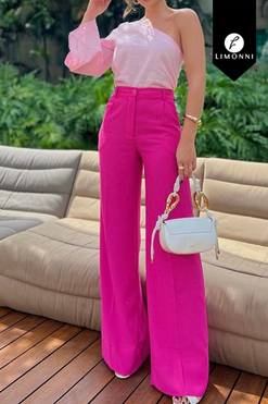 Sets Limonni Valiente LI4651 Set pantalon rosado
