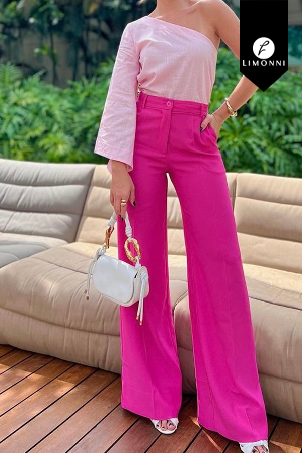 Sets Limonni Valiente LI4651 Set pantalon rosado