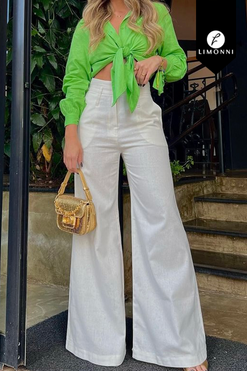 Sets Limonni Valiente LI4652 Set pantalon blanco