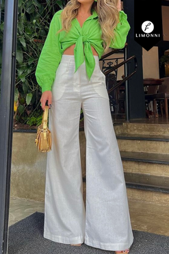 Sets Limonni Valiente LI4652 Set pantalon blanco