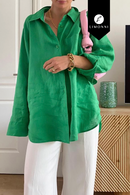 Blusas para mujer Limonni Valiente LI4669 Camiseras verde esmeralda