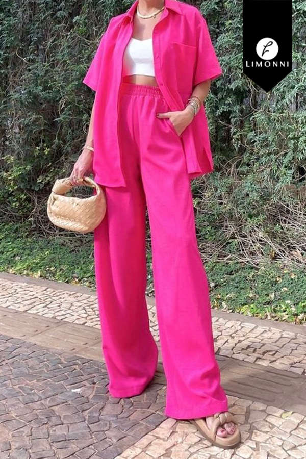 Sets Limonni Mail??a LI4709 Set pantalon fuscia