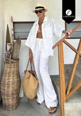 Sets Limonni Valiente LI4758 Set pantalon blanco