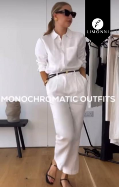 Sets Limonni Valiente LI4807 Set pantalon blanco