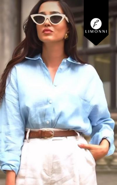 Blusas para mujer Limonni Valiente LI4823 Camiseras blanco