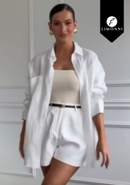 Sets Limonni Cayena LI4932 Set pantalon blanco