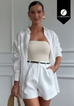 Sets Limonni Cayena LI4932 Set pantalon blanco