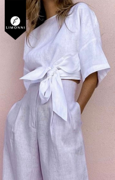 Blusas para mujer Limonni Cayena LI5056 Casuales blanco