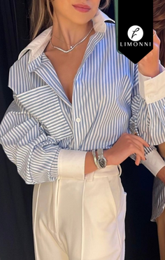 Blusas para mujer Limonni Cayena LI5065 Camiseras blanco