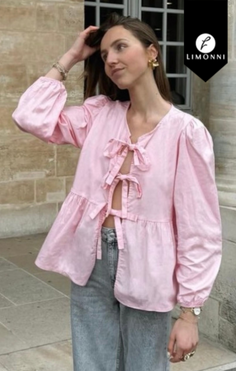 Blusas para mujer Limonni Cayena LI5068 Casuales rosado