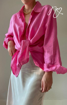 Blusas para mujer Limonni Valiente NI694 Camiseras fuscia
