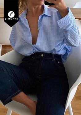 Blusas para mujer Limonni Valiente LI4612 Camiseras blanco