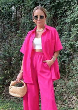 Blusas para mujer Limonni Valiente LI4672 Camiseras fuscia